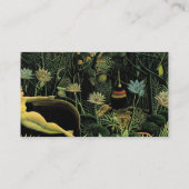 Henri Rousseau's The Dream (1910) Visitekaartje (Achterkant)