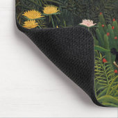 Henri Rousseau's Virgin Forest met Sunset (1910) Muismat (Hoek)