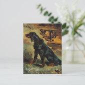 Henri Toulouse-Lautrec-Dun, een Gordon Setter Briefkaart (Staand voorkant)