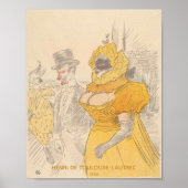 Henri Toulouse-Lautrec, Masquerade Ball, Fine Art Poster (Voorkant)