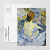Henri Toulouse Lautrec - The Bath GC Briefkaart (Voorkant / Achterkant)