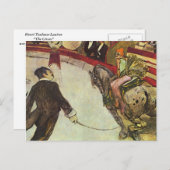 Henri Toulouse-Lautrec - The Circus Briefkaart (Voorkant / Achterkant)