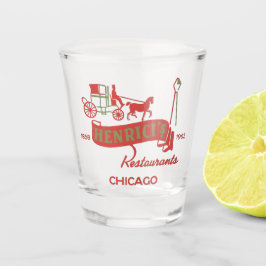 Henrici's Restaurant, Steak & Lobster, Chicago, IL Shot Glas