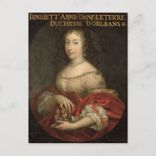 Henrietta Anne Duchess van Orleans Briefkaart