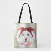 Henrietta de Havanese Canvas tas (Voorkant)