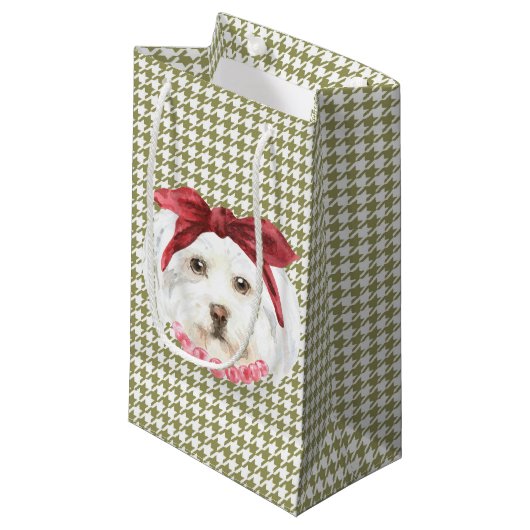Henrietta de Havanese GIft Bag Klein Cadeauzakje (Voorkant Gekanteld)