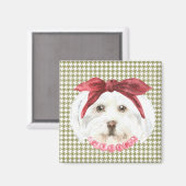 Henrietta de Havanese Magnet (Voorkant / Achterkant)