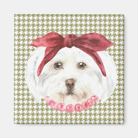 Henrietta de Havanese Magnet (Voorkant)