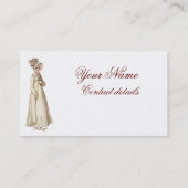 Henrietta, goud, visitekaartje contactkaartje (Achterkant)