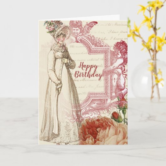 Henrietta, Happy Birthday Kaart (Gele Bloem)