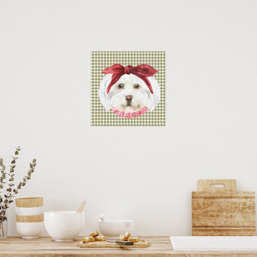 Henrietta het Havanese Poster (Keuken)