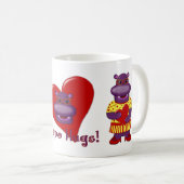 Henrietta Hippo Hugs Coffee Mok (Voorkant rechts)