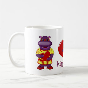 Henrietta Hippo Hugs Coffee Mok