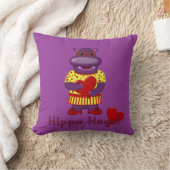 Henrietta Hippo Hugs Sierkussen-Paars Kussen (Deken)