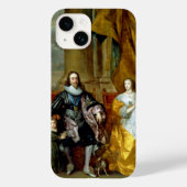 Henrietta Maria en Charles I van Van Dyck Case-Mate iPhone Case (Achterkant)