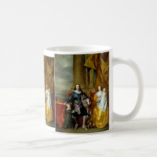 Henrietta Maria en Charles I van Van Dyck Koffiemok