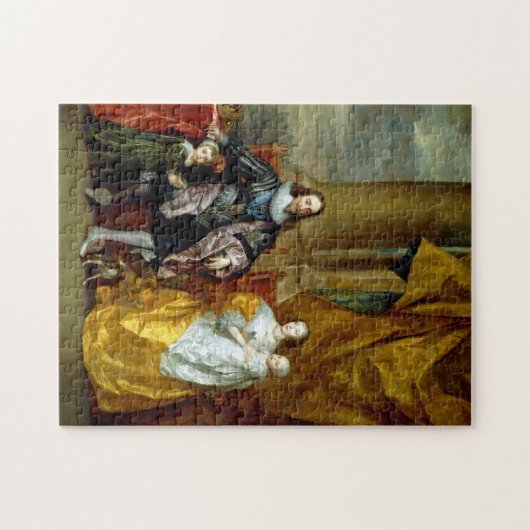 Henrietta Maria en Charles I van Van Dyck Legpuzzel (Horizontaal)