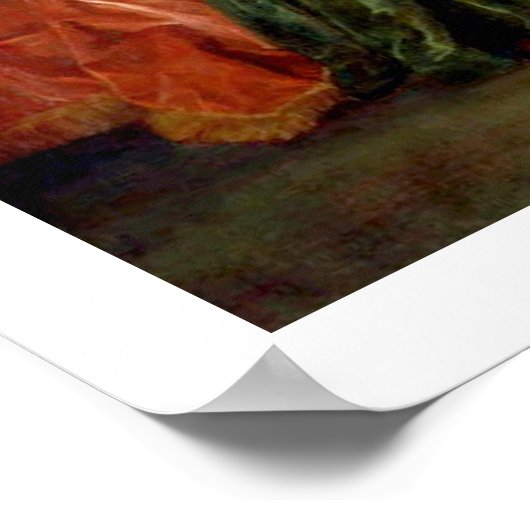 Henrietta Maria en Charles I van Van Dyck Poster (Hoek)