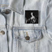 Henrietta Maria Vierkante Button 5,1 Cm (In situ)