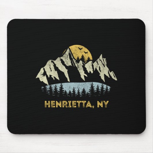 Henrietta New York Mountain Sunset Sunrise Ny  Muismat (Voorkant)