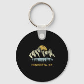 Henrietta New York Mountain Sunset Sunrise Ny Sleutelhanger (Voorkant)