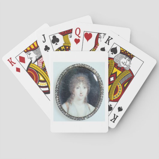 Henriette Lucy Dillon (1770-1853) Marquise de la T Pokerkaarten (Achterkant)