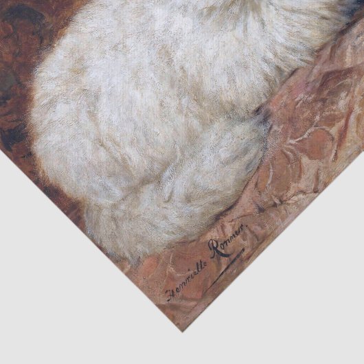 Henriette Ronner-Knip (1821-1909) Tissuepapier (Detail)