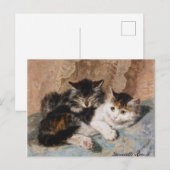 Henriette Ronner-Knip Best of Friends Briefkaart (Voorkant / Achterkant)