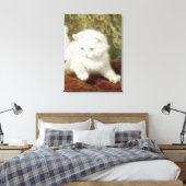 Henriette Ronner-Knip Curiousity Canvas Afdruk (Insitu (Slaapkamer))