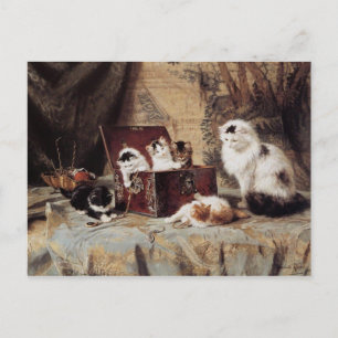 Henriette Ronner-Knip Fond van juwelen Briefkaart