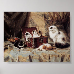 Henriette Ronner-Knip Fond van juwelen Poster
