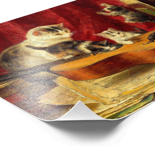 Henriëtte Ronner-Knip Making Music Foto Afdruk (Hoek)