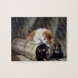 Henriette Ronner-Knip Two Kittens Painting Legpuzzel