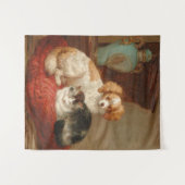 Henriëtte Ronner Knip's beste vrienden schilderen Wandkleed (Voorkant (horizontaal))