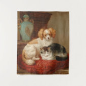 Henriëtte Ronner Knip's beste vrienden schilderen Wandkleed (Voorkant)