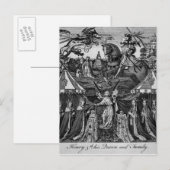 Henry 5th, his Queen and Family Briefkaart (Voorkant / Achterkant)