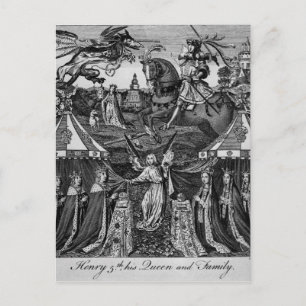 Henry 5th, his Queen and Family Briefkaart