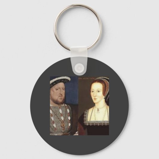 Henry 8th en Anne Boleyn Sleutelhanger (Voorkant)