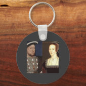 Henry 8th en Anne Boleyn Sleutelhanger (Voorkant)