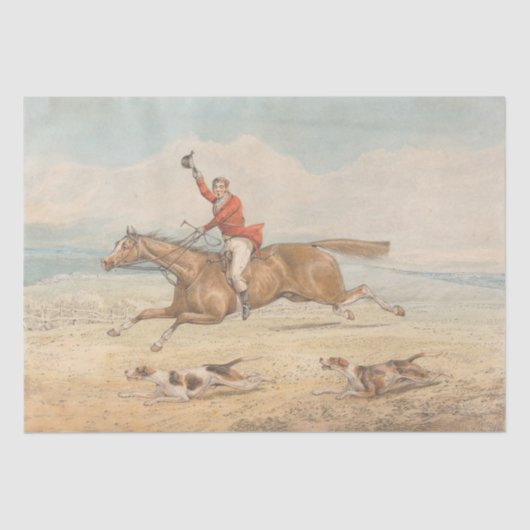 Henry Alken | A Whipper-In Tissuepapier (Voorkant)