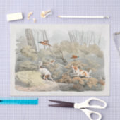 Henry Alken | Dogs Chasing Pheasants Tissuepapier (Craft)