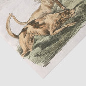 Henry Alken | Mounted Hunter Tissuepapier (Detail)