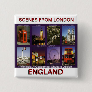 HENRY AUGUSTINE MATTHEW MOJISOLA ADEOLACOLLECTIONS VIERKANTE BUTTON 5,1 CM