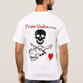 Henry Avery light achtergrond T-shirt (Achterkant)