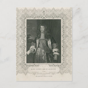 Henry Bennet, 1st Earl of Arlington Briefkaart