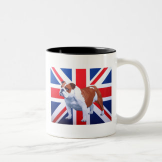 Henry British Bulldog Tweekleurige Koffiemok