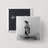 Henry Cavendish, F.R.S. , 19e quater. Vierkante Button 5,1 Cm (Voorkant /achterkant)