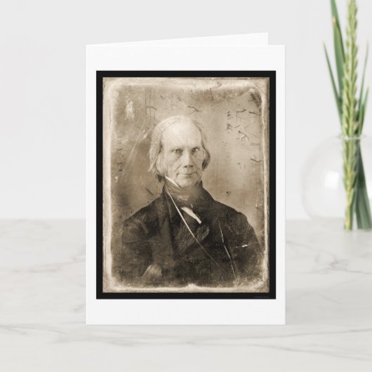 Henry Clay Daguerreotype 1851 Kaart (Voorkant)