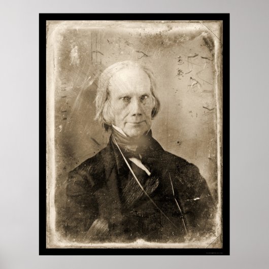 Henry Clay Daguerreotype 1851 Poster (Voorkant)