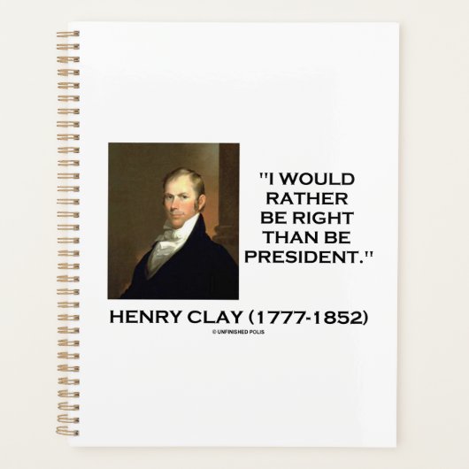 Henry Clay I zou eerder gelijk zijn dan President Planner (Voorkant)
